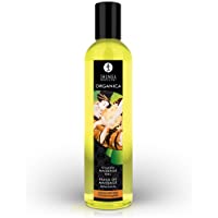 Shunga Aceite Orgánico Sweet Almond- Color Amarillo Translúcido - 250 ml (SH1112)
